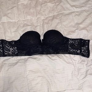 L/XL strapless push-up bustier style bra